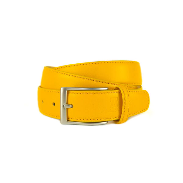 Cinturón de piel Amarillo