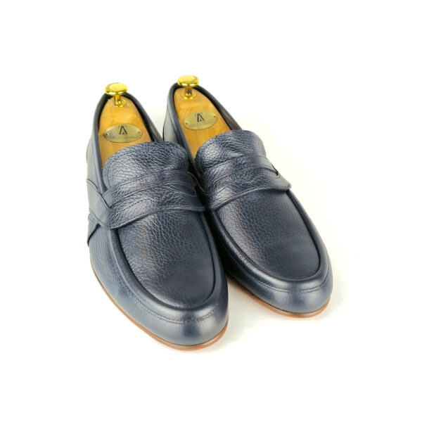 Mocasines con bordón y antifaz azules - Imagen 2