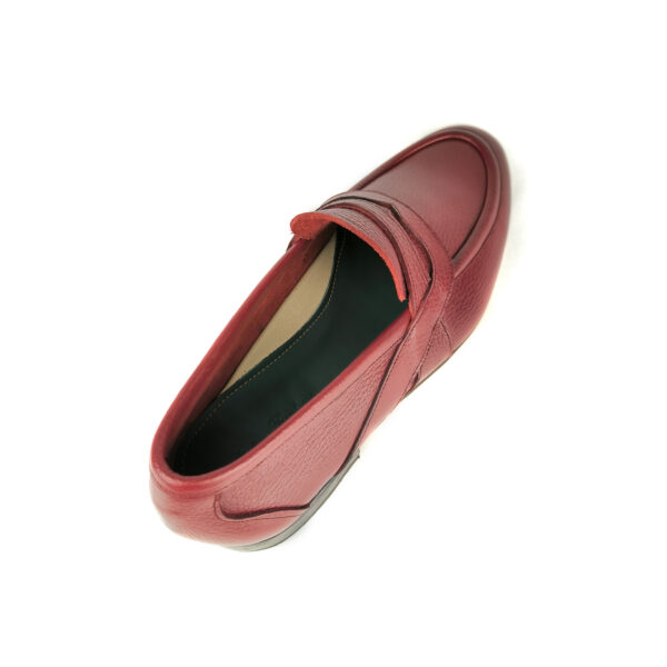 Mocasines con bordón y antifaz burdeos - Imagen 4